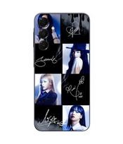 Case For Samsung Galaxy A15 blackpink signature photo Maniacase juoda