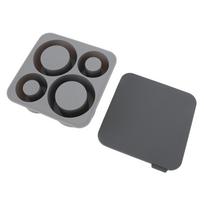 4Pcs Hollow Cylinder Ice Cube Tray Easy Release Large Capacity Silicone Ice Cube Trays with Lids