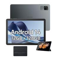Blackview Tab 60 WiFi planšetė 10,1 colio Android 14 12GB/128GB WiFi 6 Widevine L1 tablet+keyboard pilka