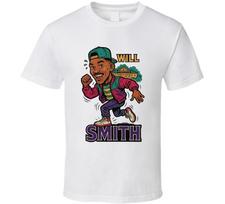 Will Smith The Fresh Prince Of Bel-air Caricature Retro Look Fan T Shirt S