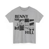 Benny Hill marškinėliai, Juokingi marškinėliai, Senovinės TV laidos marškinėliai, Britų komiko viršutinė dalis 3XL