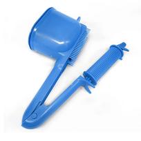 Professional Roller Comb Applicator Hair Coloring 2-In-1 Dye Salon Hair Care Plastic Hairdressing Tool for Salon or Home Use mėlyna