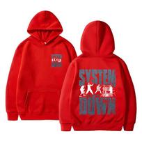 90s Vintage Rock Band System of A Down Print Hoodie Unisex Casual Sweatshirt Men Women Alternative Metal Music Pullover Hoodies S