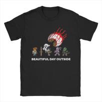 Funny Gifts Terraria Design Character T-Shirt Beach  Cotton T Shirts For Adult Harajuku Casual Tee Shirt Short Sleeves Clothing S