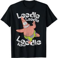 SpongeBob SquarePants Singing Patrick Leedle T-Shirt S juoda