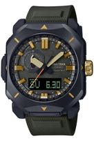 Casio Pro Trek Climber Line Solar Made with Biomass Green Radio-Controlled Watch, Plastic, PRW-6900Y-3JF, Men's,