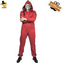 Mystery figure red onesie, masquerade, cosplay, stage costumes, party orgy cos costumes S