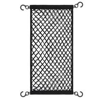 Mesh Storage Organizer Foldable Camping Cart Storage Bag Dual Layer Car Cargo Net Pocket for Folding Trolley Cart Beach Cart