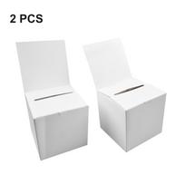 Light Brightness Lightweight Ballot Box Ballot Box Donation Box Lightweight White Corrugated Paper Donation Box