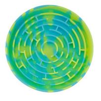 Silicone Pet Slow Feeder Bowl Round Anti-Choking Lick Mat Suction Cup Slow Down Eating Food Bowl for Small Medium Large Breed Dogs A žalia