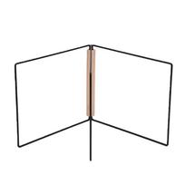 Dishcloth Drying Rack Metal 3 Arms Folding Dishcloth Holder Hand Towel Stand Rack for Kitchen Countertop Black