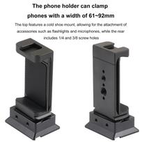 Universal Phone Mount Phone Grip Fits for DJI RS2 RSC2 RS3 RS4 RS4 Pro RS4 Mini Stabilizer with Cold Shoe 1 4  3 8