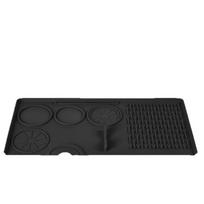 Waterproof Coffee Tamper Mat Heat Resistant Portafilter Silicone Pad Espresso Tamping Mat  Cafe Use juoda