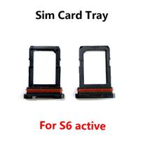 For Samsung Galaxy S6 active G890 Sim Tray Holder SIM Card Tray Slot Holder Adapter Socket Repair Parts S6 active black