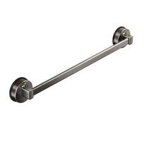 Wall Mounted Bathroom Towel Rack Single-rod Shoe Storage Shelf  Kitchen Storage 40cm pilka