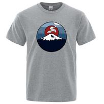 Mt. Fuji, Japan Men Women T Shirt Fashion Cotton Eco-Friendly T-Shirts Summer Tee Clothes Tshirt Oversize Loose T Shirts S įvairiaspalvis