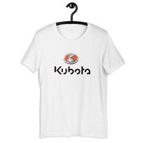 Kubota Inspired Tractor Logo White Tee S 5XL S įvairiaspalvis