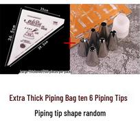 Disposable Thickened Piping Bag & Nozzle Set