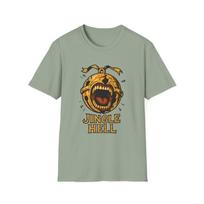 Unisex Softstyle T-Shirt Mens Womens Tees Top Screaming Jingle Bell  Surreal Holiday Horror Christmas XL