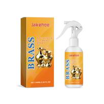 Jakehoe Žalvario Poliravimo Purškalas Metalui Prižiūrėti Greitai Pašalina Tamsą Nesibraižanti Formulė 100ml Lengvas Blizgesio Atkūrėjas Baldų Detalėms 1PC multi
