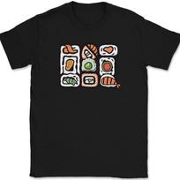 Sushi T-Shirt Mens Womens Tees Top Funny Roll Humor Japanese Design Pho Food Humor Tee L