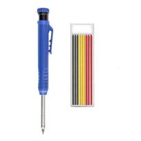 10Pcs Long Nib Woodworking Marking Tool Solid Construction Woodworking Pencil  Scribe Making