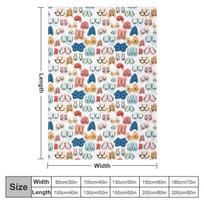 Boobs Throw Blanket Blanket For Decorative Sofa Beach Blanket 75cmx90cm pilka spalva