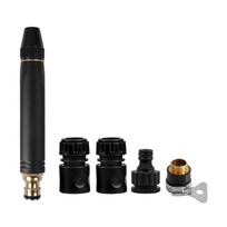 High Pressure Washer Gun with Quick Connect Adapters Heavy Duty Metal Construction Compatible with Standard Garden Hoses for Outdoor Cleaning One Size