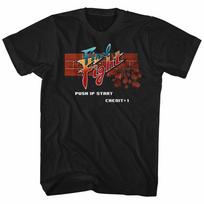 Final Fight Arcade Black Adult T-Shirt XXL