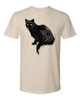 Cottage Cult Clothing Tee T Shirt Cotton Goth Witch Occult Victorian Black Cat S