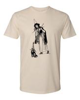 Cottage Cult Clothing Tee T Shirt Cotton Goth Witch Occult Victorian With Cat M