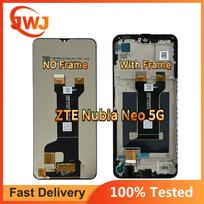 LCD Screen and Digitizer Full Assembly For ZTE Nubia Neo 5G With Frame