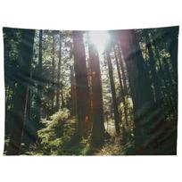 SUNNY FOREST tapestry 75x100 juoda