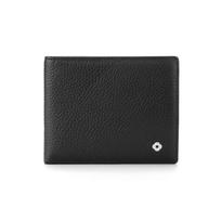 Samsonite Men's Wallet, Short Bifold Leather Billfold, Multifunctional Casual Wallet, TK7 Black juoda