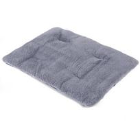 Portable Pet Heating Pad Dog Cat Mat Warm Bed Blanket Non Slip Sleeping Cushion (grey,S) pilka