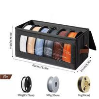 Filament Storage Box - 3D Printer Filament Storage Containers 3D Printing Accessories Holder Rack For Home, Office Workshop· juoda