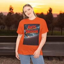 Ants vs. Dragon T-Shirt - Vibrant Cartoon Battle, All-Day Comfort Fantasy Match 2XL