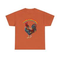 Funny Rooster T-Shirt I Love A Big Cock Tee Unisex Heavy Cotton Tee Poultry Love L