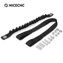 NICECNC Front Rear Lift Pull Strap Kit For Husqvarna TE 300 TE 250 FE 350 FE 450 FE 501 TE 250 FEW 2024-2026 For KTM GasGas juoda