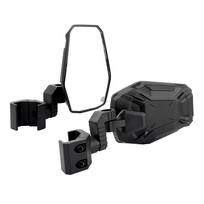 KEMIMOTO UTV Pro-Fit Cage Side Rearview Mirrors Compatible with Polaris Ranger General for Can-Am Defender Maverick Trail