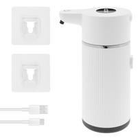 Touchless Automatic Liquid Soap Dispenser Intelligent 4 Level Adjustment Wall-Mounted Electric Hand Sanitizer Dispenser (WHITE,420 ml) balta