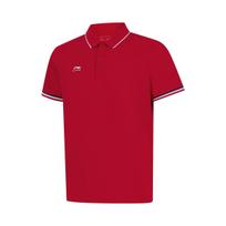 Li Ning Polo Shirt Men's Bull Red APLW475-3 L
