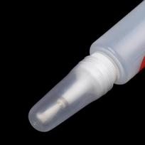 50ml Plastic Clear Alcohol Rosin Solder Flux Paste Bottle Dropper With Brush