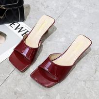 Fashion Fashion Multicolour Open Toe Ankle Strap Women Sandals Sexy High Heels Lady Shoes Buckle 6.5cm Low Heel Summer Sandals ju8 35 bordinė