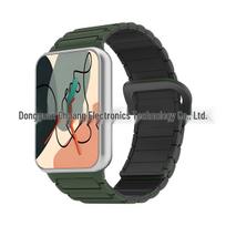 Suderinamas silikoninis magnetinis dirželis, skirtas Redmi Watch 5/4 ir Xiaomi Band 9 Pro Xiaomi Band 8/9 Pro