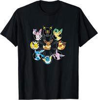 Pokémon - Eevee Evoliucijos Ratas Marškinėliai L