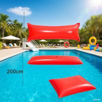 Baseino pagalvės Atsparios šalčiui Apsaugo nuo vandens kaupimosi Dideliems antžeminiams baseinams 200x250x90cm/180x230x90cm Baseino priedai 200x250x90cm red