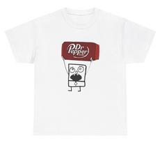 Doodlebob Dr Pepper T Shirt Funny Soda Lover Humor Gen Z Silly Dank Meme Tee Unisex T-Shirt S