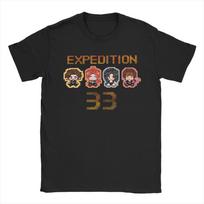 Clair Obscur Expedition 33 Gustav Maelle Lune Sciel TShirts Vintage Cotton Tees Round Neck Short Sleeve T Shirts Clothing M