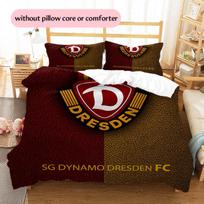 Dynamo Dresden Rašto Lovos Patalynės Antklodės Komplektas Namų Dekoras Dovana (1 * antklodės užvalkalas + 2 * pagalvės užvalkalai be šerdies) 135x200cm